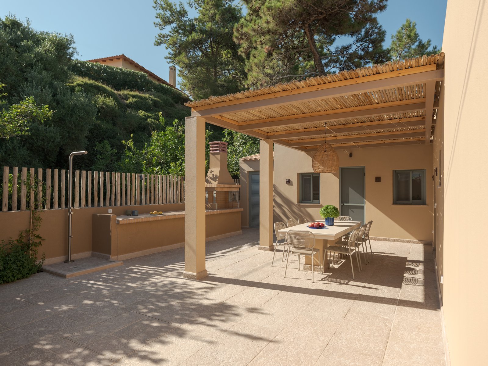 Outdoor area at Ammos Retreat
