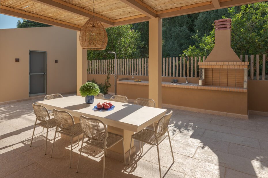Ammos Retreat outdoor terrace