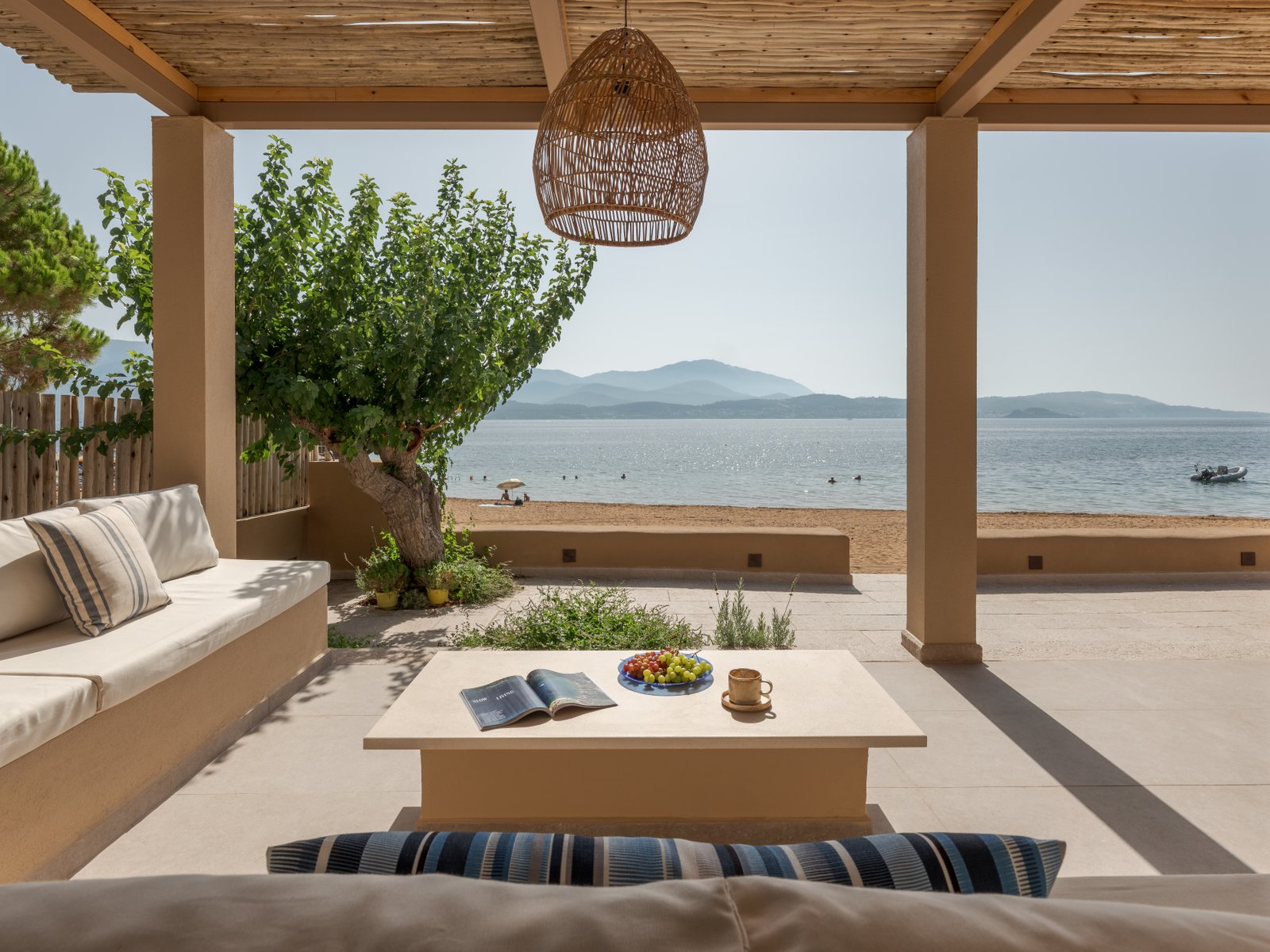 Garden view at Ammos Retreat